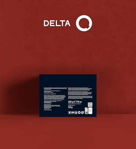 Delta Q Espresso Pods for Delta Q machines, Qalidus - Intensity 10, Notes of Caramel, XL Pack - 40 Capsules