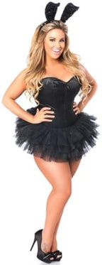 Daisy Corsets Women's Lavish Tuxedo Bunny Corset Costume