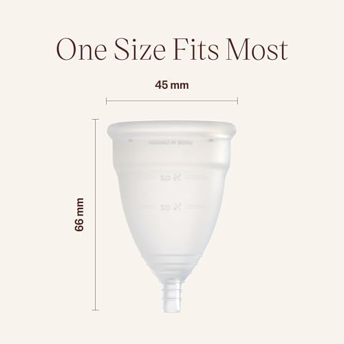 DIVA Cup - Medical Grade Silicone Cup for Period Care - Reusable Menstrual Cup - Up to 12 Hours of Continuous Wear - Model 2 (for Wide Vaginal Canals, Post-Partum & Ages 35+)