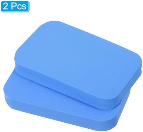 PATIKIL Table Tennis Rubber Care Sponge, 2 Pack Ping Pong Paddle Cleaning Sponge Racket Pat Cleaner, Blue
