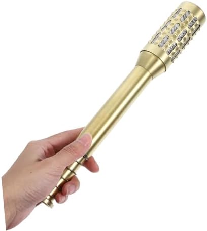 Portable Moxa Therapy Roller Stick for Home Use Ergonomic Herbal Moxibustion Tool with Brass Massage Rod Easy to Operate Moxa Roller Holder for Facial Relaxation