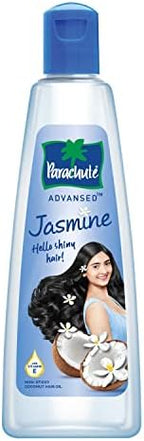 Parachute Advansed Jasmine Enriched Coconut Hair Oil with Vitamin-E | For Scalp Nourishment| Stronger, Softer, Silkier Hair | Indian Hair Oil | All Hair Types| 10.1 Fl.oz