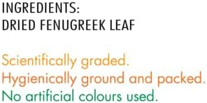 Everest Kasuri Methi, 100 grams Pouch - 3.5 oz - India - Kasuri Methi Leaves