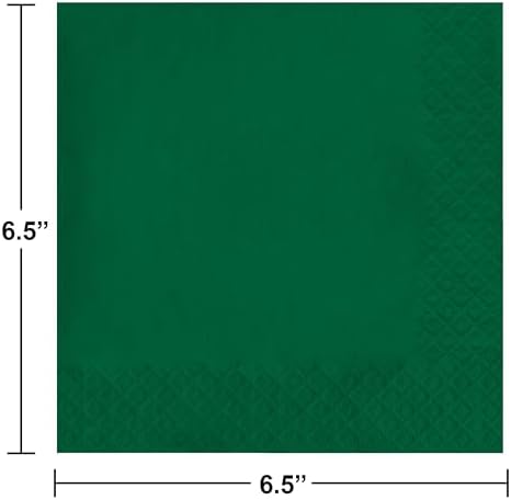 Hunter Green Luncheon Napkin, 2 Ply, Solid