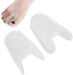 Toe Separator, ANGGREK Silicone Gel Hallux Valgus Separator Bunion Corrector Hammer Toe Separator Toe Spacers Pads for Foot Care Crooked Toes(L)