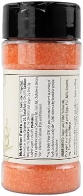 Olive & Vine Orange Sanding Sugar, Sweet Finish, For Baking & Decorating, Rich Tradition, Authentic Taste, For Global Recipes (4 Ounce)