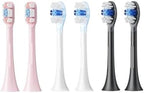 Replacement Brush Heads Compatible for SOOCAS X1/X3/X3U/X5 Sonic Electric Toothbrush, Soft Bristles(2pcs White)