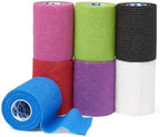 Medline Self-Adherent Cohesive Wrap Bandage, Latex-Free, 2" x 5 yd, Assorted Color, 36 Count