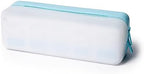 Disposable Daily Contact-Lens Case Organizer, Travel-Friendly, Premium Quality, Water-Resistant Silicone Case with Clearly Labeled R & L, Storage up to 30 lenses (Blue)