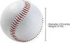 Blank Baseballs 2 Pack, Solid Cork Core, 9 Inch, Unmarked for League Play, Pitching, Hitting, Batting, Fielding, Autograph, Gifts