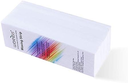 Waxkiss Beauty Non Woven Body and Facial Wax Strips Large Hair Removal 200Pcs Epilating Strips