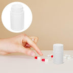 iplusmile 12pcs Hdpe Empty Pill Bottles with Caps Lightweight Medicine Container for Travel for Storing Capsules Pills Cosmetics Versatile Sample Bottles Go Use