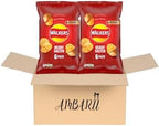 AMBARII Walkers Ready Salted Potato Crisps, Classic Chips, 25g Snack Size, 12 Count Multi Pack