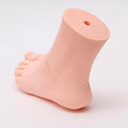 Lifelike Manikin Feet PVC Foot Lifesize Female Mannequin Foot Model for Painting Teaching Arts Drawing Sketching Jewelry Display -Left Foot,22.5cm