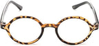 The Scholar Round Readers Reading Glasses for Men and Women, + 3.25 Brown Tortoise and Black