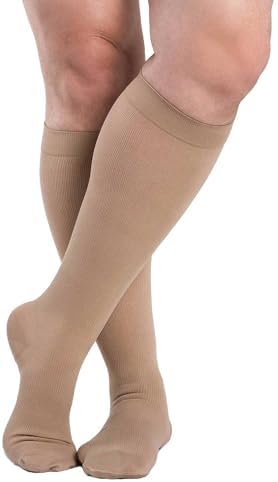 SIGVARIS Men’s DYNAVEN Closed Toe Calf-High Socks 15-20mmHg