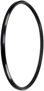 wheelchair rear wheel replacement Tire,24" x 1" Universal Flat Free Polyurethane Tire,Wheelchair Tire, Low Profile Urethane Foam, Pyramid Shape,Free Zip Ties (1Ea Black)