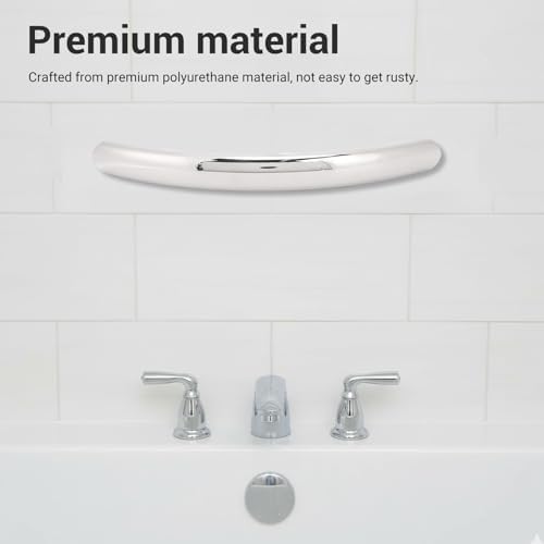 Shower Grab Bar Anti Slip Stainless Steel Bathroom Safety Handle for Seniors Bathtub Shower SPA 11.42x1.18 Inch Durable Rustproof Sturdy Easy Install