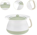 Generic Urinal Night Urines Jug Spittoon Chamber Bucket with Lid Handle Potty Urinal Bottle Hosehold Spittoon for Home Use Female Male, Green