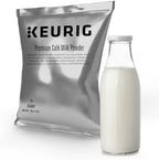 Keurig Premium Café Milk Powder, 1lb Bag, Specialty Beverage Base for Lattes & Cappuccinos, Makes About 30 Drinks, for Commercial Brewers, Contains Milk & Soy, 12 Pack