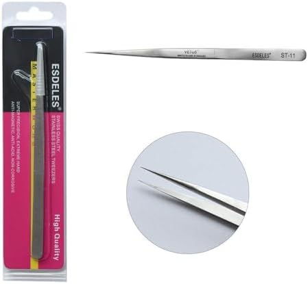 Vetus Tweezer Non-magnetic Stainless Steel Pointed Tip ST-11