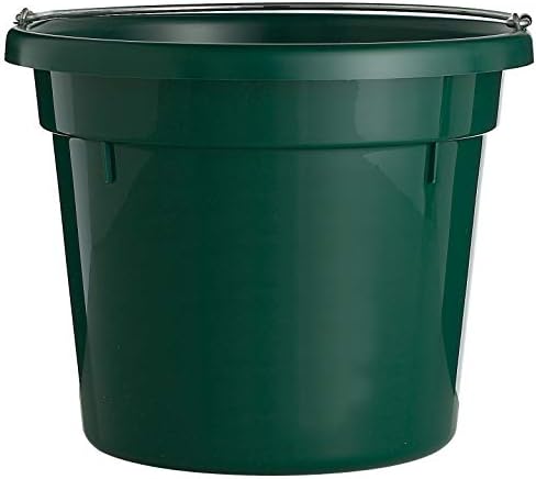 Little Giant® Round Plastic Utility Bucket | Durable & Versatile Feeder Pail with Handles | Bucket for Cleaning | 10 Quarts | Green