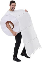EraSpooky Funny Toilet Paper Roll Costume for Adults