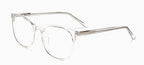 FONHCOO Blue Light Blocking Glasses Fashion Round TR90 Frame Transparent Eyewear Anti UV Computer Glasses for Women Men