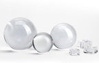 ZEERSHEE 3pcs 60/80/100mm Clear Crystal Balls with Stand Decorative Transparent Spheres Photography Prop for Magical Shots Fengshui Crystal Balls for Meditation Divination Decor