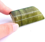 1PC Natural Rare Green Tourmaline Quarzt Rough Stone Raw Gemstone Irregular Crystals Collection for Crystals and Stones(5 15g)