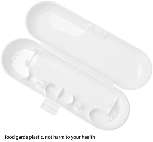 Nincha Plastic Electric Toothbrush Travel Case for Fairywill/TEETHEORY/Seago/Dnsly Series Sonic Electric Toothbrush, White