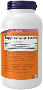 NOW Supplements, MSM (Methylsulfonylmethane) 1,000 mg, Joint Health*, 240 Veg Capsules