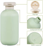 6.8oz Squeeze Bottles with Flip Cap, Refillable Plastic Travel Bottles for Creams, Lotion, Shampoo, Conditioner (2 Pcs)