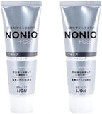 Japanese Nonio Plus Brightening Toothpaste Fresh White Mint 130g (Pack of 2)