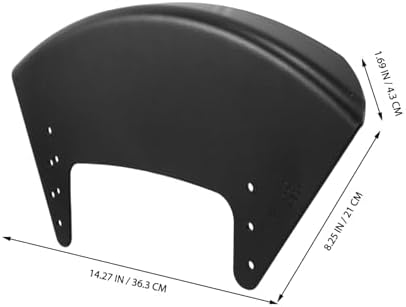 FOMIYES Wheelchair Mudguards 2pcs Side Guards for Sports Wheelchairs - Lightweight, Easy to Install - for Outdoor & Indoor Use - Ideal for Athletes & Active Users (Black Pair)