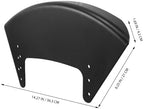 FOMIYES Wheelchair Mudguards 2pcs Side Guards for Sports Wheelchairs - Lightweight, Easy to Install - for Outdoor & Indoor Use - Ideal for Athletes & Active Users (Black Pair)
