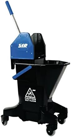 SYR Long Tall Sally Recycled Plastic Mop Bucket and Wringer 16Ltr Blue