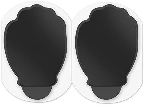 Easy@Home 16 2"x3" Reusable Adhesive Electrode TENS Pads for TENS Electronic Pulse Massager in Hand Shape, 510K Cleared for Over The Counter (OTC) Use