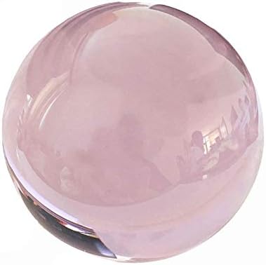 60mm Beautiful Home Decoration Glass Sphere Magic Pink Crystal Crystal Paperweight Ball-60mm_Lilac