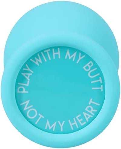 Doc Johnson A-Play - Silicone Trainer Set - 3 Piece Set, Play with My Butt Not My Heary, Teal