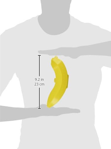 On The Go, Lunch Box Ready Banana Case (Without Carabiner) Yellow Small