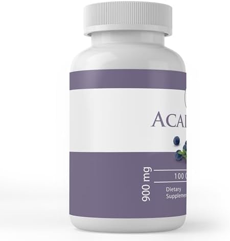 PURE ORIGINAL INGREDIENTS Acai Berry (100 Capsules) No Magnesium Or Rice Fillers, Always Pure, Lab Verified
