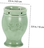 Ceramic Moxibustion Pot Set Double Layer Scraping Cup for Body Care Heat Therapy for Soreness Relief and Massage