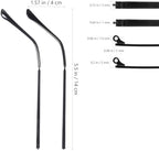 ULTECHNOVO Replacement Arms for Eyeglasses Metal Glasses Temple Replacement Parts Compatible with Sunglasses Reading Glasses Eyewear Repair Kit