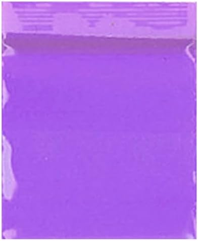 200-2" x 2" 2020 Small Zipper Lock Baggies Craft Resealable Plastic Baggy 2 Mil Zipper Poly Bags (Purple)