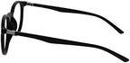 OPULIZE MET Reading Glasses for Women Men, Slim Round Frame with Spring Hinges and Scratch Resistant, Black,Clear +1 (Pack of 2)