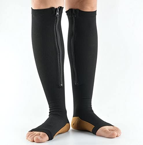 Compression Socks Open Toe Stockings