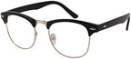 Oversize Bifocal Readers Mens Womens Students Home Office +1.00 Gold Color Hornrim Reading Glasses