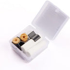 Handlebar Beard Shaping Tool, 2 Pair Portable Mustache Curler for Men, Styling Template Shaping Tool Gifts for Father Boy Husband Boyfriend (S/M)