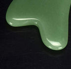 Gua sha Board Natural Jade Gua Sha Scraping Massage Tools, Stone Guasha Board for Face and Body Caring, SPA Acupuncture